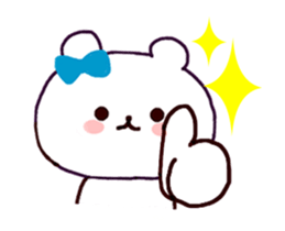 Cute bear every day sticker #12192013