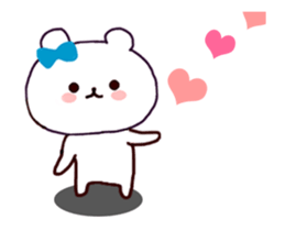 Cute bear every day sticker #12192020