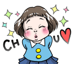 Rinko and Pinta of rabbit 3 sticker #12192681