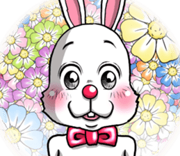 Rinko and Pinta of rabbit 3 sticker #12192691