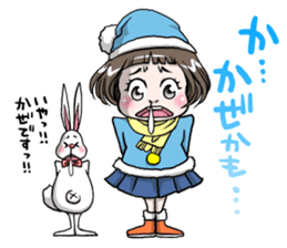 Rinko and Pinta of rabbit 3 sticker #12192696