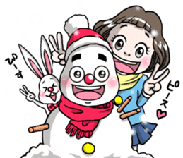 Rinko and Pinta of rabbit 3 sticker #12192700