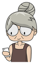 Cool Grandma (EN) sticker #12192789