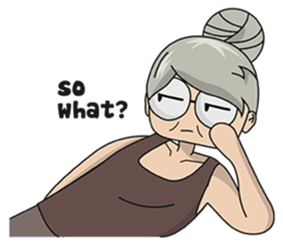 Cool Grandma (EN) sticker #12192793