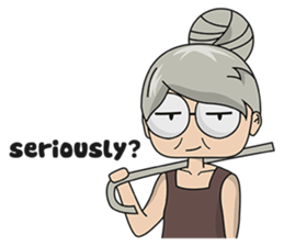 Cool Grandma (EN) sticker #12192798