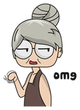 Cool Grandma (EN) sticker #12192801