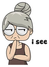 Cool Grandma (EN) sticker #12192807