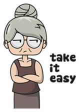 Cool Grandma (EN) sticker #12192808