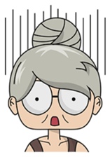 Cool Grandma (EN) sticker #12192809