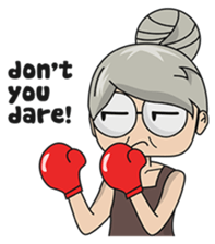 Cool Grandma (EN) sticker #12192817