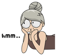 Cool Grandma (EN) sticker #12192819