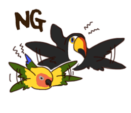 Kakegawa Kachouen birds feelings sticker #12193485