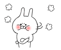 Move Spitting rabbit sticker #12193708