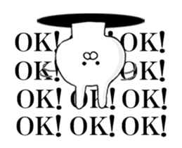 Move Spitting rabbit sticker #12193722