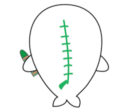 Crayon & seal sticker #12193830