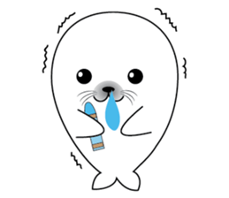 Crayon & seal sticker #12193831