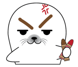 Crayon & seal sticker #12193835