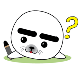 Crayon & seal sticker #12193838