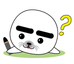 Crayon & seal sticker #12193838