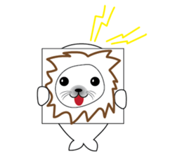 Crayon & seal sticker #12193854