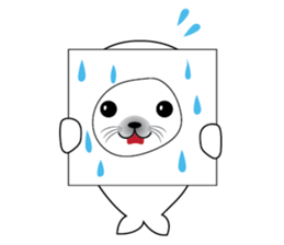 Crayon & seal sticker #12193856