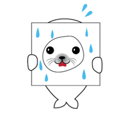 Crayon & seal sticker #12193856