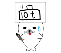 Crayon & seal sticker #12193860