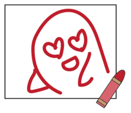 Crayon & seal sticker #12193865