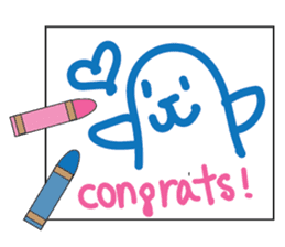 Crayon & seal sticker #12193869