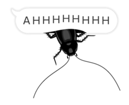 Cockroach moving 2 (English) sticker #12193942