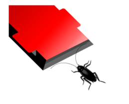 Cockroach moving 2 (English) sticker #12193947