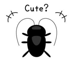 Cockroach moving 2 (English) sticker #12193964