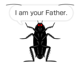 Cockroach moving 2 (English) sticker #12193965