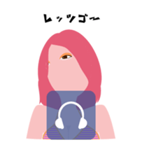 "Naomi" beach queen avatar sticker #12194178