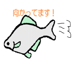 Creatures of the river sticker #12194311