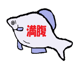 Creatures of the river sticker #12194312