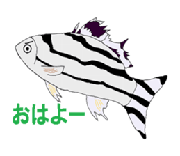 Creatures of the river sticker #12194328