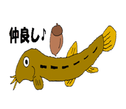 Creatures of the river sticker #12194330