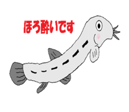 Creatures of the river sticker #12194331