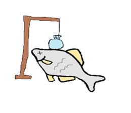 Creatures of the river sticker #12194335