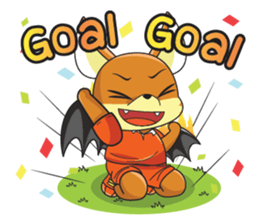 Little Bat Football Crazy sticker #12194702