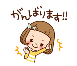 Of the girl [immediately a reply] sticker #12194839