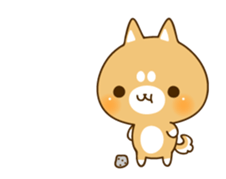 move!"Shiba-inu"Sticker sticker #12194919