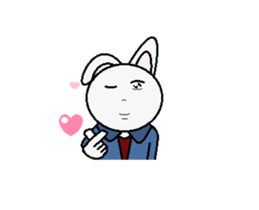 White Rabbit (couple Edition) sticker #12195046