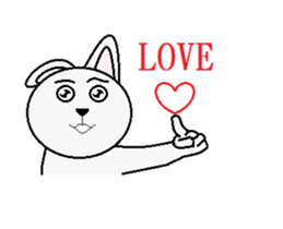 White Rabbit (couple Edition) sticker #12195049