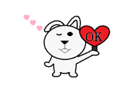 White Rabbit (couple Edition) sticker #12195059