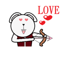 White Rabbit (couple Edition) sticker #12195063