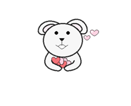 White Rabbit (couple Edition) sticker #12195064