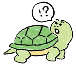 Daily life of the tortoise sticker #12195166