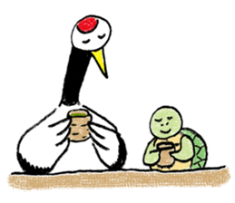 Daily life of the tortoise sticker #12195171